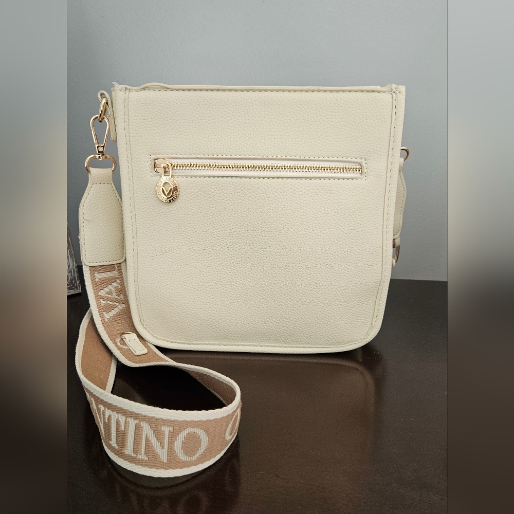 Valentino Orlandi Elegant Cream Crossbody Bag Set - Picture 6 of 7